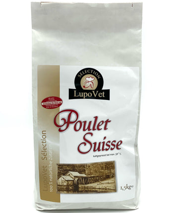 Poulet Suisse - Trockenfutter mit Huhn und Braunem Reis
